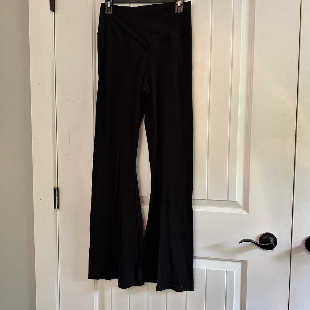 Aerie Black Flare Leggings